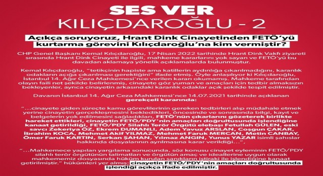 Bakan Soylu: “FETÖyü kurtarma görevini Kılıçdaroğluna kim vermiştir?”