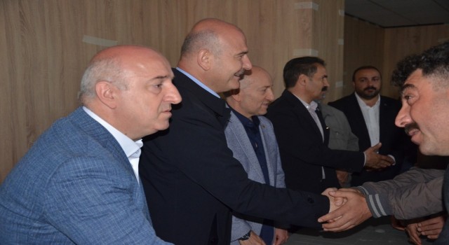 Bakan Soyludan babasını kaybeden başkana taziye ziyareti