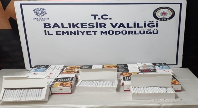 Bandırmada kaçak tütün operasyonu