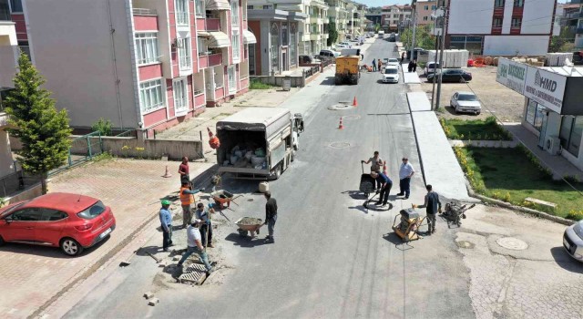 Başiskelede 4 cadde boydan boya asfaltlandı
