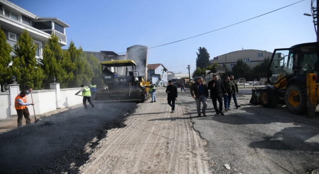 Başiskelede asfalt çalışmaları sürüyor
