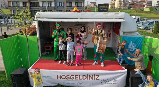 Başiskelede mahalleler çocukların sevinciyle şenlendi
