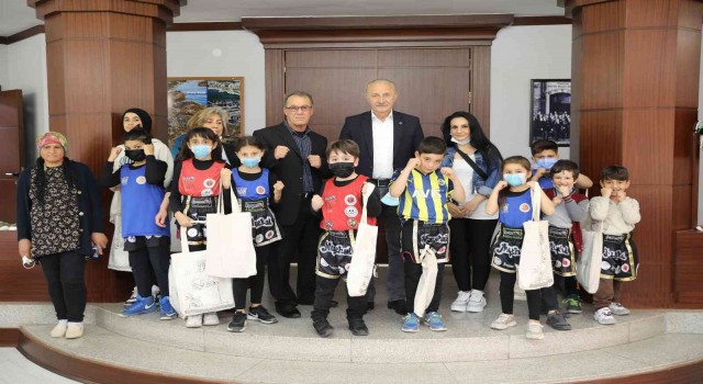 Başkan Atabay, Spora ve sporcuya desteğimiz sürecek