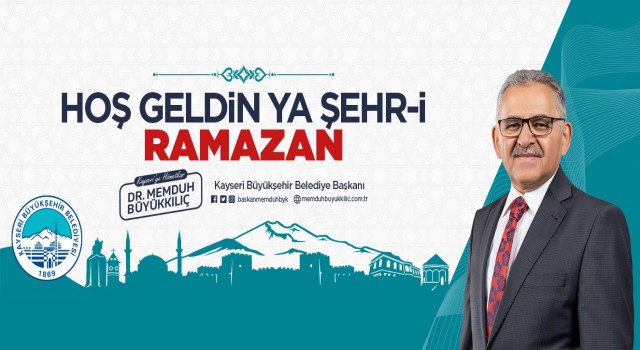 Başkan Büyükkılıç: “Ramazanda insanların gönlünde yer edinmek için çalışmalıyız”