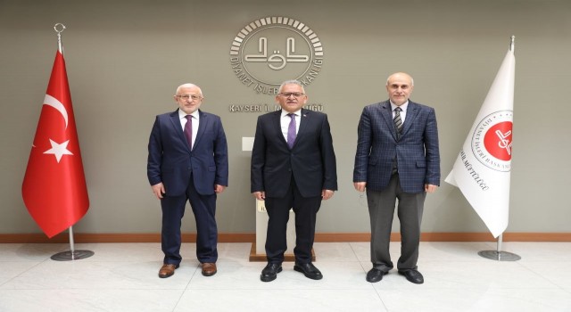 Başkan Büyükkılıçtan İl Müftüsü Akkuşa ziyaret