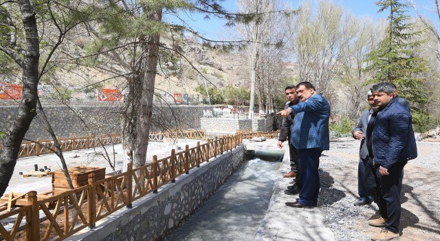 Başkan Gürkan, Horata mesire alanında inceleme yaptı
