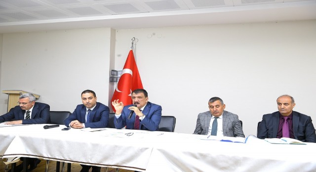 Başkan Gürkan, muhtarlarla bir araya geldi