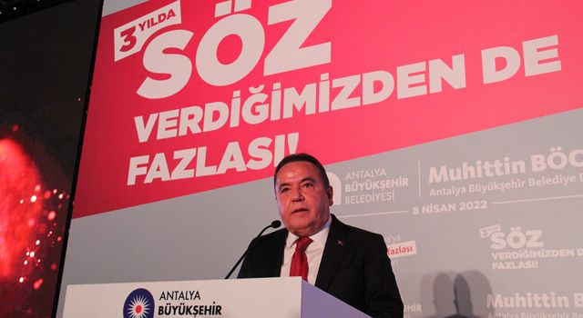 Başkan Muhittin Böcek: "Görev sürem dolmadan 77 değil, 142 projeyi bitireceğiz"