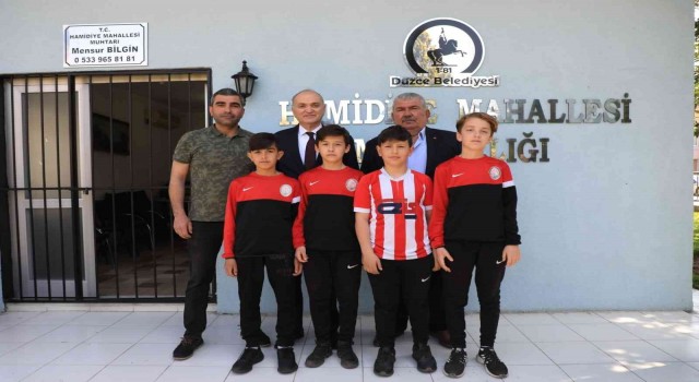 Başkan Özlüden, amatör spor kulüplerine destek