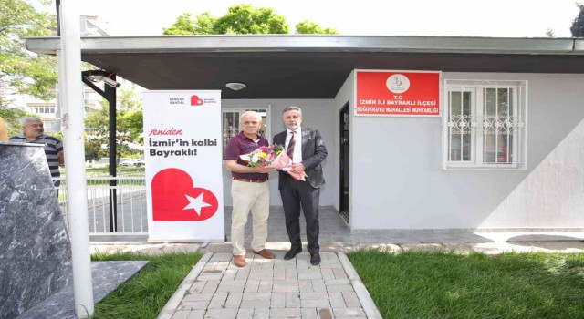 Başkan Sandaldan muhtarlara bayram ziyareti