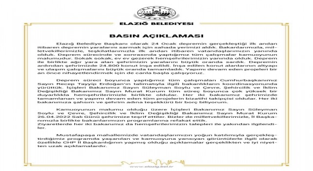 Başkan Şerifoğulları: “CHP İl Başkanlığı vatandaşına tepeden bakan birilerini görmek istiyorsa dönüp CHPye baksın”