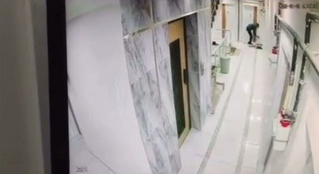 Batmanda apartmanda ayakkabı çalan hırsız kameraya yakalandı