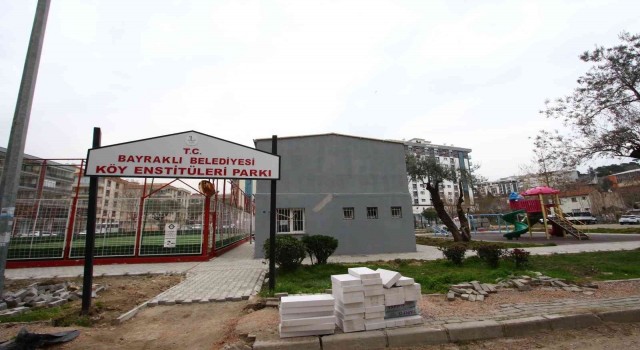 Bayraklıda Köy Enstitüleri Parkı yenileniyor