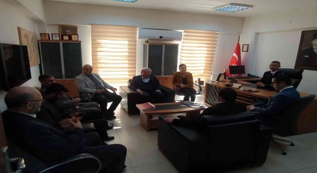 Belediye Başkanı Şahin, İlçe Emniyet Müdürlüğünü ziyaret etti
