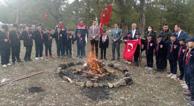 Berit Dağının izcileri doğada