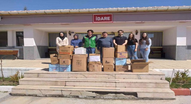 Beyşehirde üniversiteli öğrencilerden ihtiyaç sahiplerine anlamlı yardım