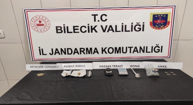 Bilecikte uyuşturucu madde kaçakçılığı: 4 gözaltı