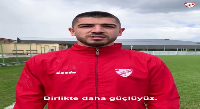 Bolusporlu futbolculardan taraftara destek çağrısı
