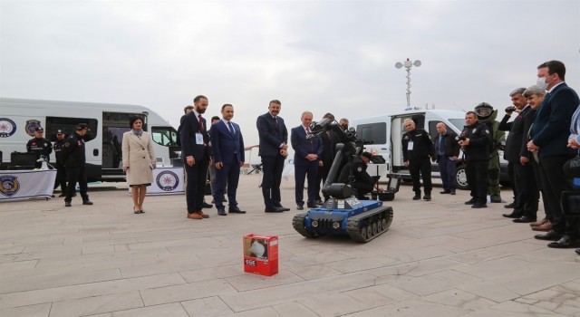 Bomba imha robotu Kütahyada görücüye çıktı