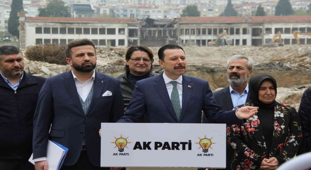 Buca Cezaevinin yerine yol, yeşil alan ve kapalı pazaryeri