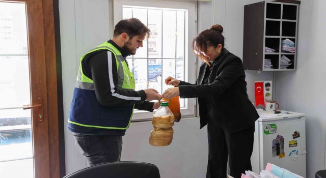 Bucada 1 yılda 4 bin 412 litre atık yağ toplandı