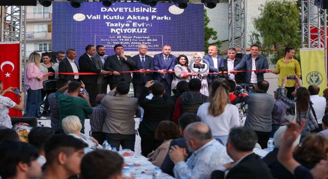 Bucada Vali Kutlu Aktaş Parkı ve Taziye Evi açıldı