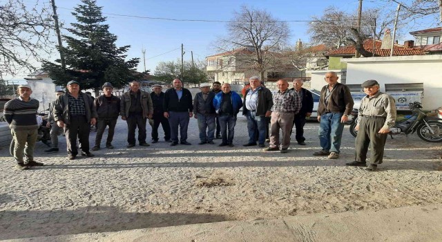 Burhaniyede köylü vatandaşların taş ocağı tepkisi