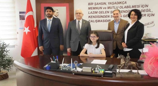Burhaniyede makamlar çocukların oldu