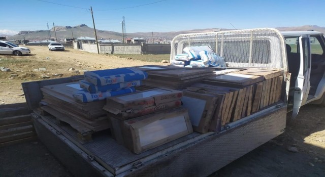 Çalınan 300 bin TLlik malzeme sahibine teslim edildi