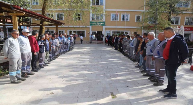 Çamelinde Başkan Arslan personeliyle bayramlaştı