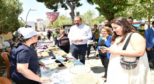 Çiğlide Üretici Kadın Pazarı açıldı