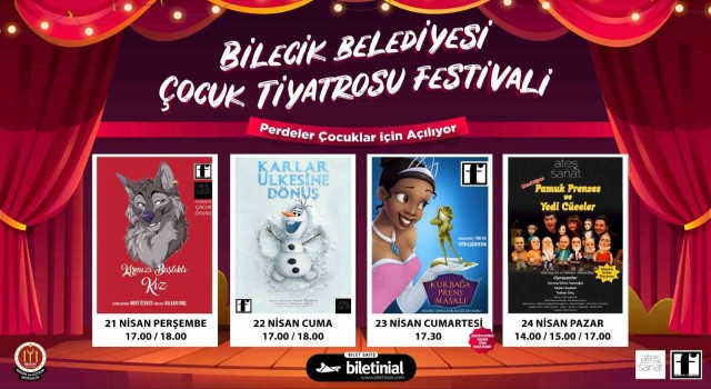 Çocuk Tiyatrosu Festivali için perdeler açılıyor