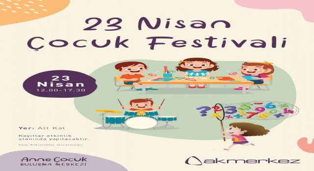 Çocuklar 23 Nisan Ulusal Egemenlik ve Çocuk Bayramını özel etkinliklerle kutlayacak