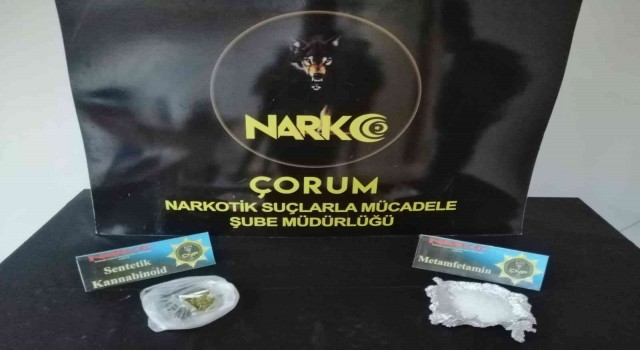 Çorum polisinden uyuşturucu operasyonu