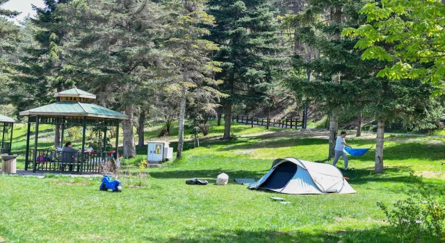 Çubuk-1 Barajı dinlenme alanı Ramazanda da dolup taşıyor