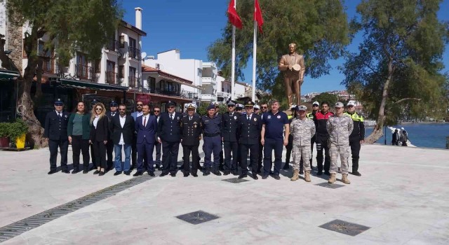 Datçada Türk Polis Teşkilatının kuruluş yıl dönümü törenle kutlandı