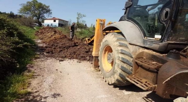 Denizçalı Köyünde doğalgaz çalışmaları başladı