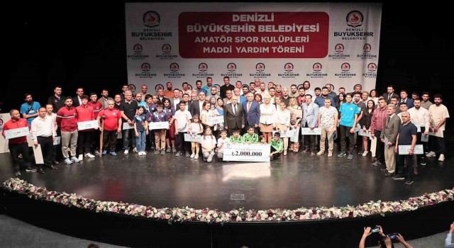 Denizlide 179 amatör spor kulübüne 2 milyonluk can suyu