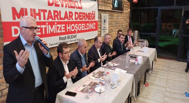 Devrekli Muhtarlar Derneği protokol ve üyelerine yönelik iftar programı düzenledi