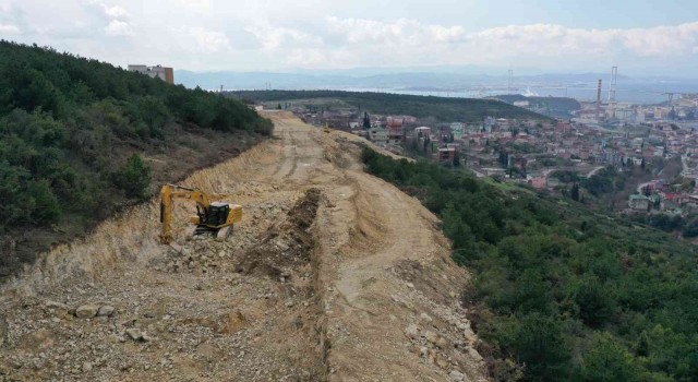 Dilovası Hastane Yolunda sondaj çalışması bitti