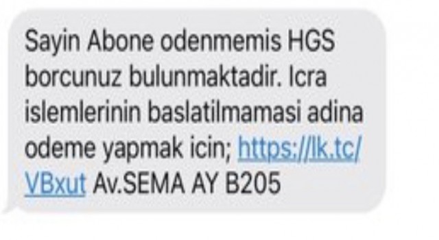 Dolandırıcıların ‘HGS tuzağı