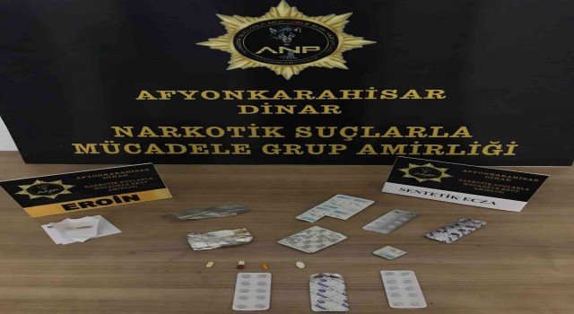 Durdurulan kamyonda eroin ve uyuşturucu hap ele geçirildi