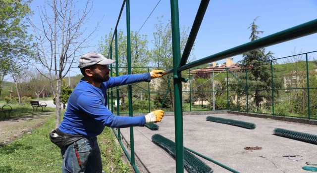 Düzcede parklar yenileniyor