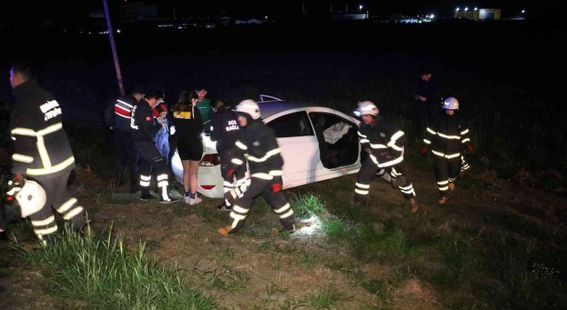 Edirnede trafik kazası: 3 yaralı