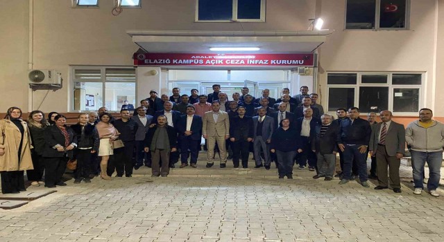 Elazığ Cumhuriyet Başsavcısı Karişit, hükümlülerle iftarda bir araya geldi