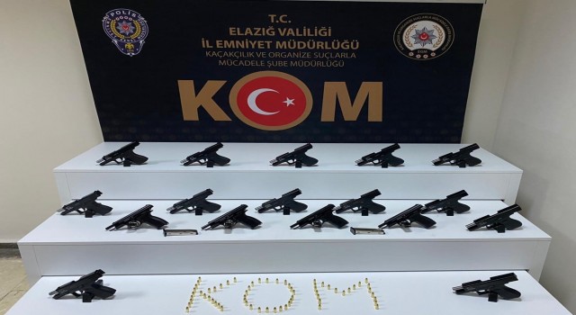 Elazığda silah kaçakçılarına operasyon: 3 tutuklama