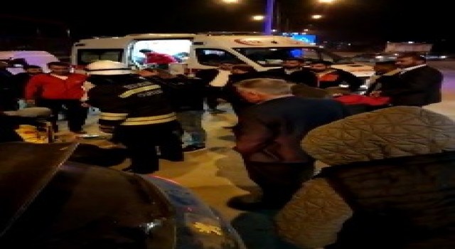 Erzurumda trafik kazası: 4 yaralı