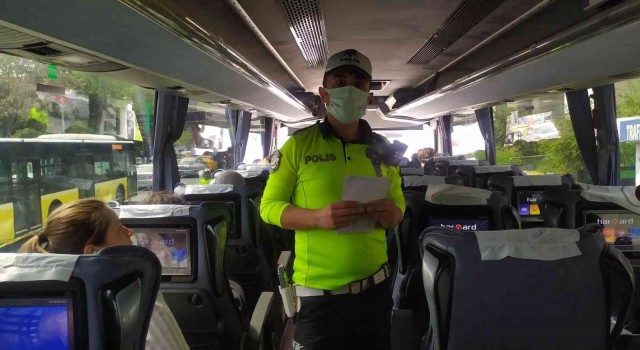 Esenler Otogarında yolcu otobüslerde sıkı denetim