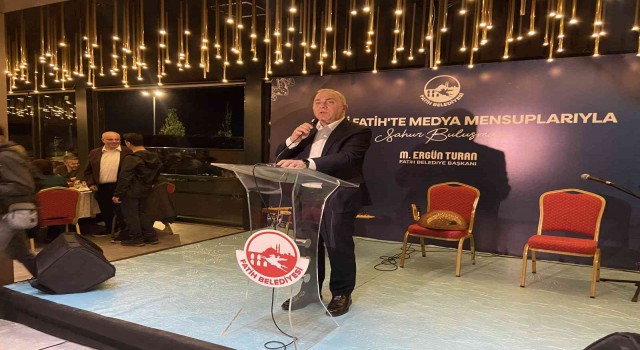 Fatihte Basın mensupları sahur programında bir araya geldi
