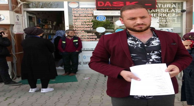Fransada yaşayan hayırsever, Tekirdağdaki vatandaşların faturasını ödedi